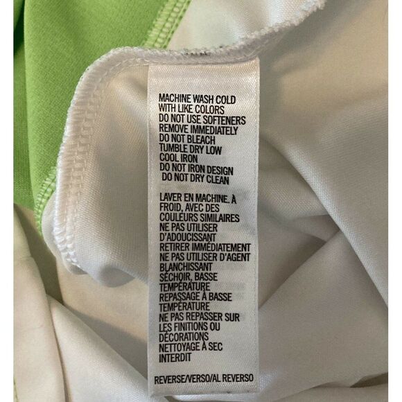 Izod Womens Size Small Perform Movement Cool FX Golf Top Short Sleeves Green - Picture 6 of 6